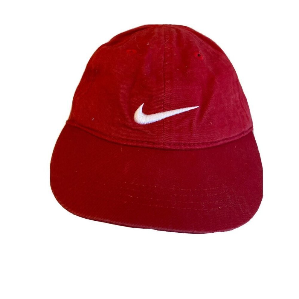 Red Nike Youth Hat Cap Adjustable Size 47